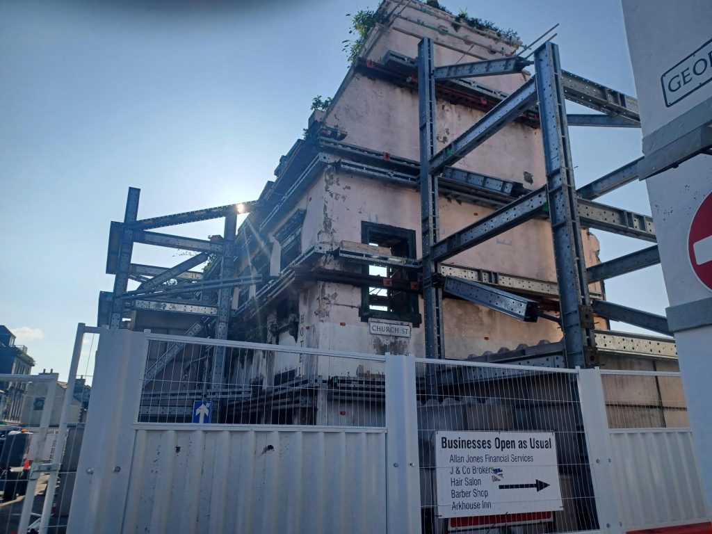 Façade Retention: Structurally Supporting The George Hotel