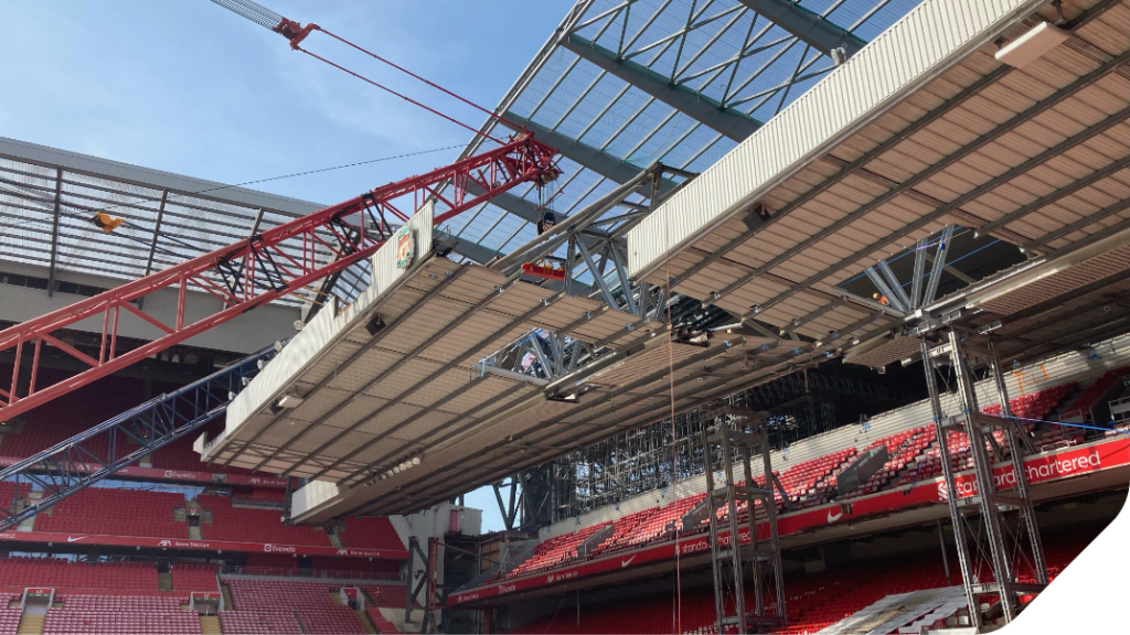 MGF's Lifting By Design Project at Liverpool Football Club